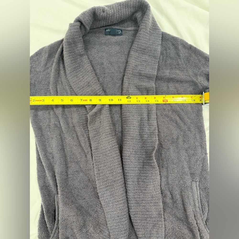 Barefoot Dreams CozyChic Lite Cardigan - Gray - Picture 4 of 4